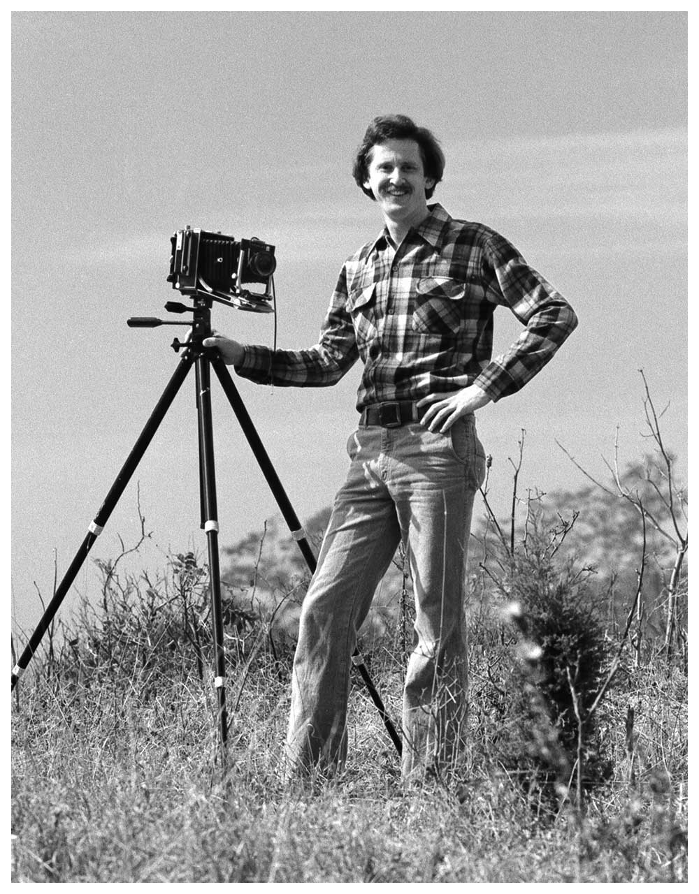 Tim photographing in Virginia in 1979