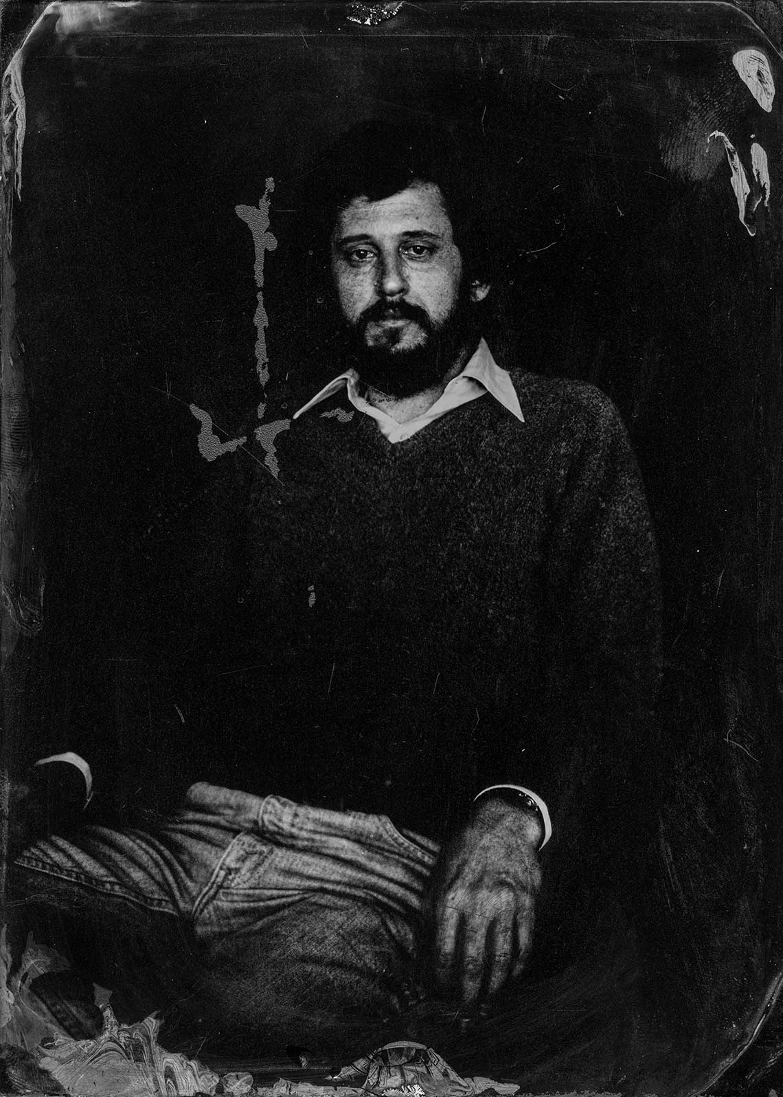 Tim Kilby, 1978, ambrotype by Thomas Feldvebel