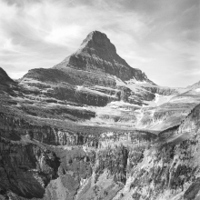 TK-87-BW-24-G Mount Reynolds from near Logan Pass, Glacier NP, Montana. 48°41'40.5