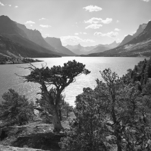 TK-87-BW-30-G St. Mary Lake, Glacier NP, Montana. 48°41'16.1